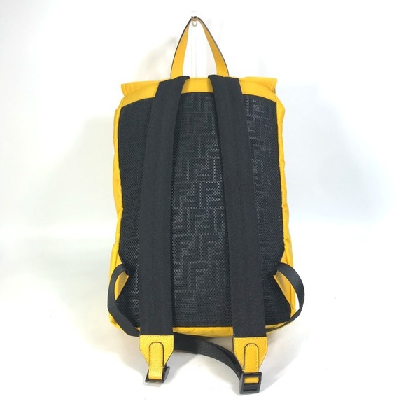 FENDI Yellow Leather Backpack - Picture 2 of 15